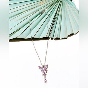 Butterfly pendant necklace S209